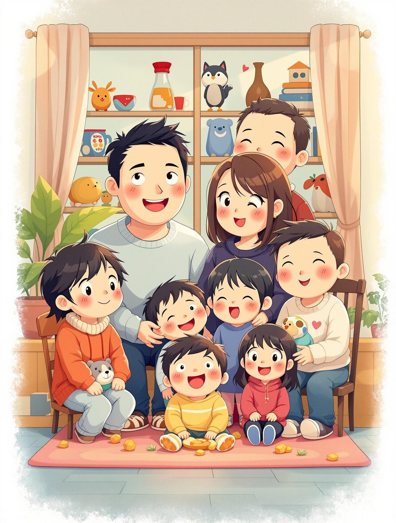 搞笑一家人 - ai电影搞笑日常类竖屏短剧